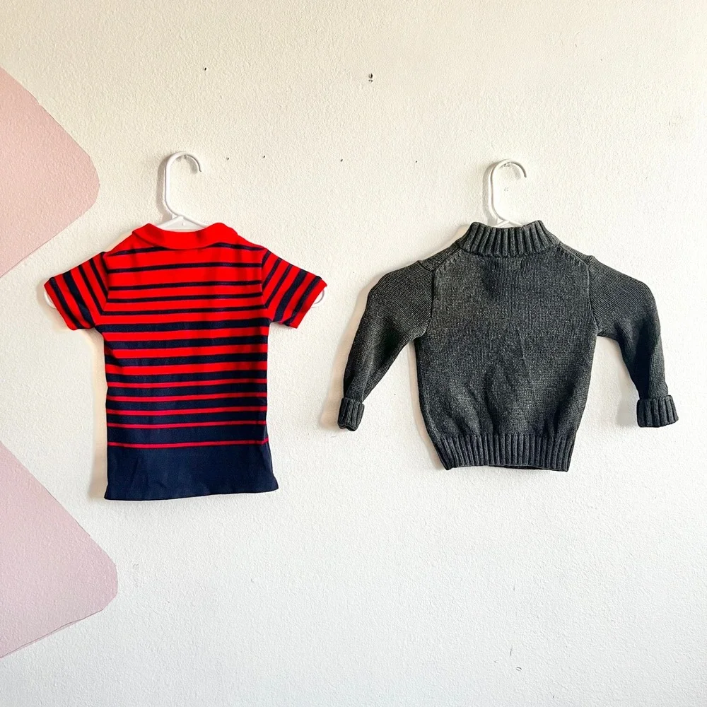 Ralph‎ Lauren Boys 18M Bundle Polo + Sweater